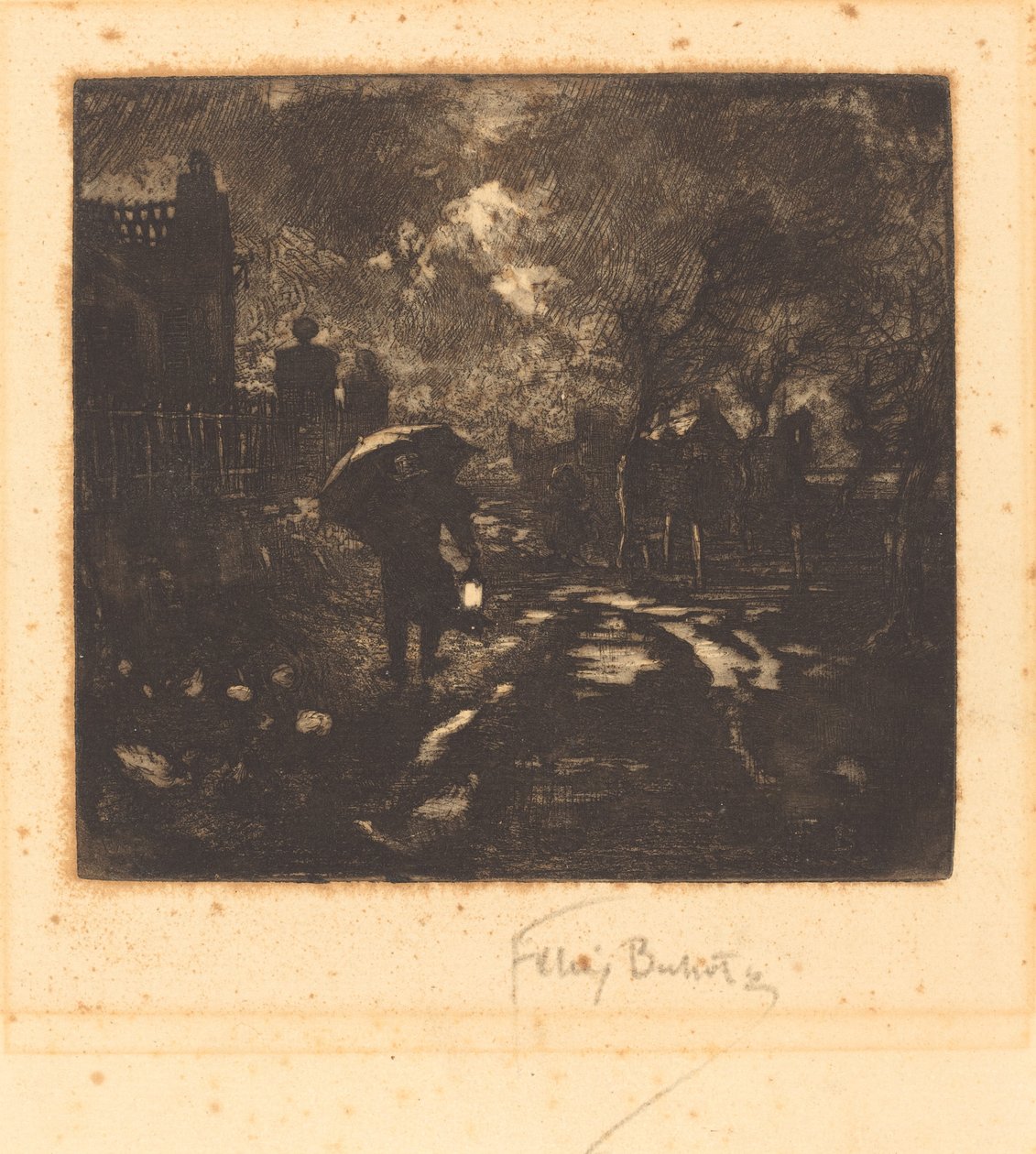 La Ronde de Nuit - Felix Hilaire Buhot