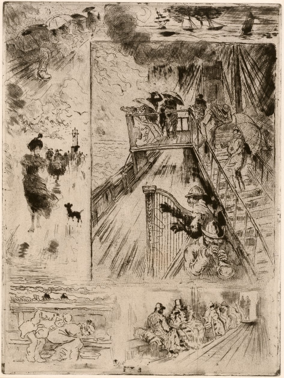 La Traversée, 1879-1885 - Felix Hilaire Buhot