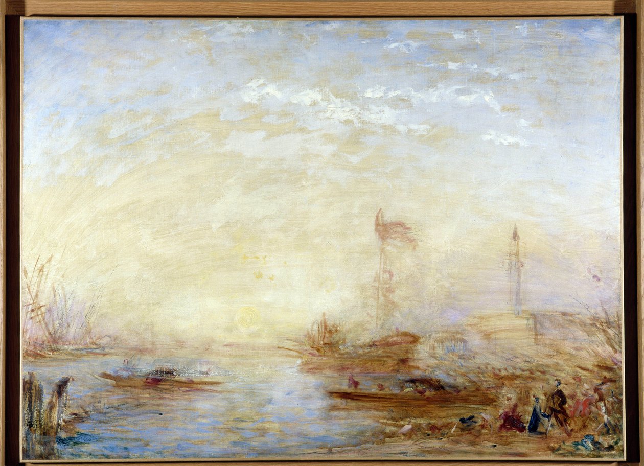 Vue de Venise et du Bucentaure - Félix Ziem
