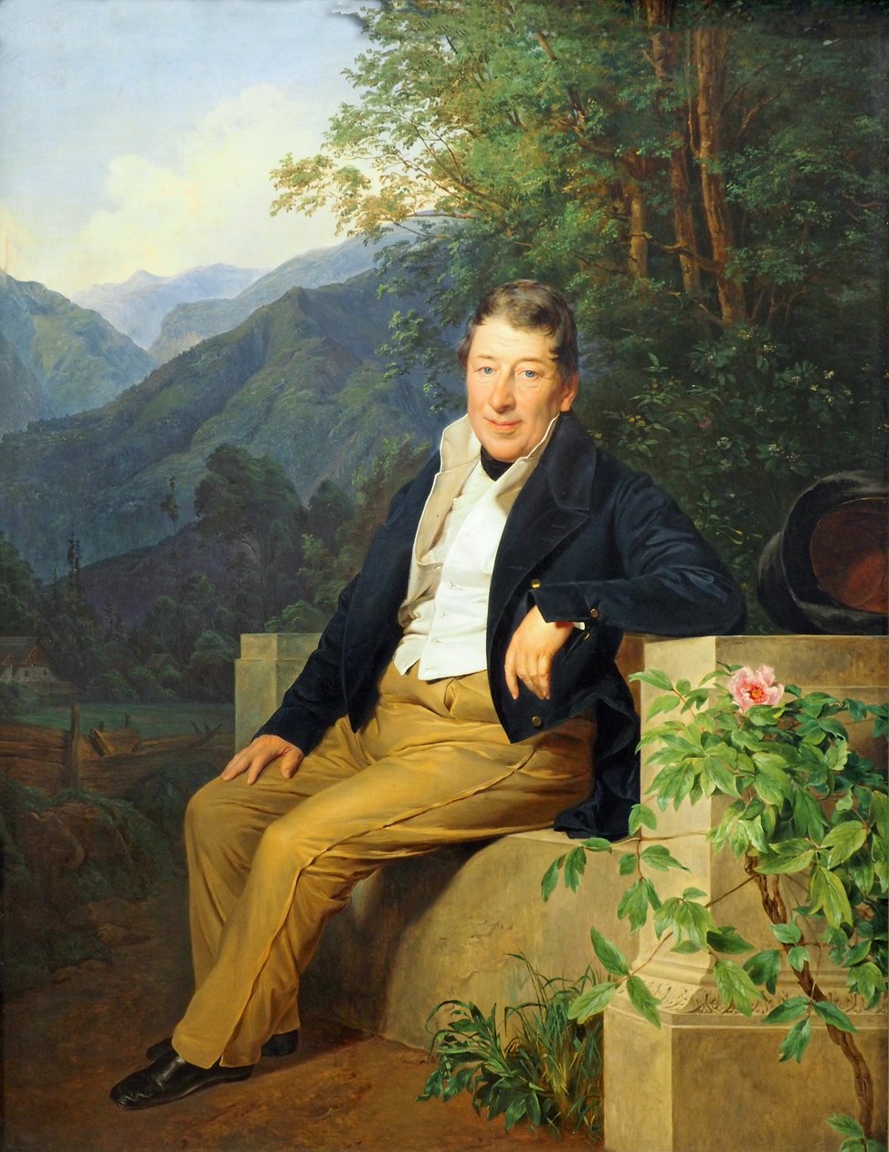 Portrait du baron Moser - Ferdinand Georg Waldmuller
