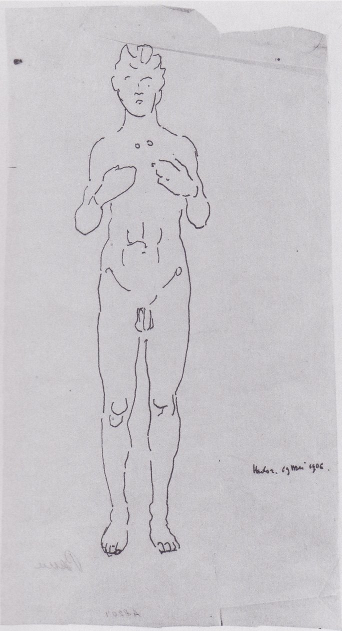 Étude de figures pour Regard vers l