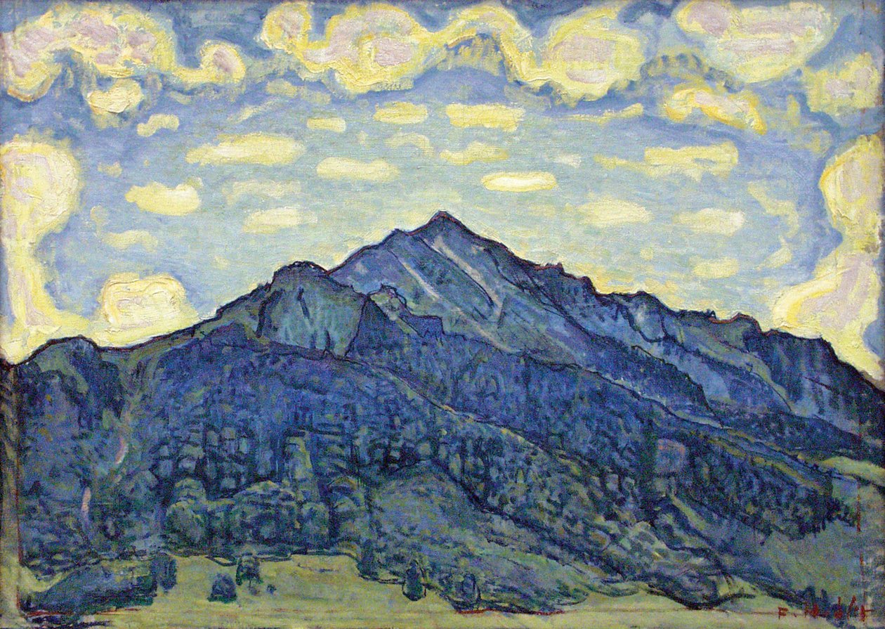 Paysage dans les Alpes suisses - Ferdinand Hodler