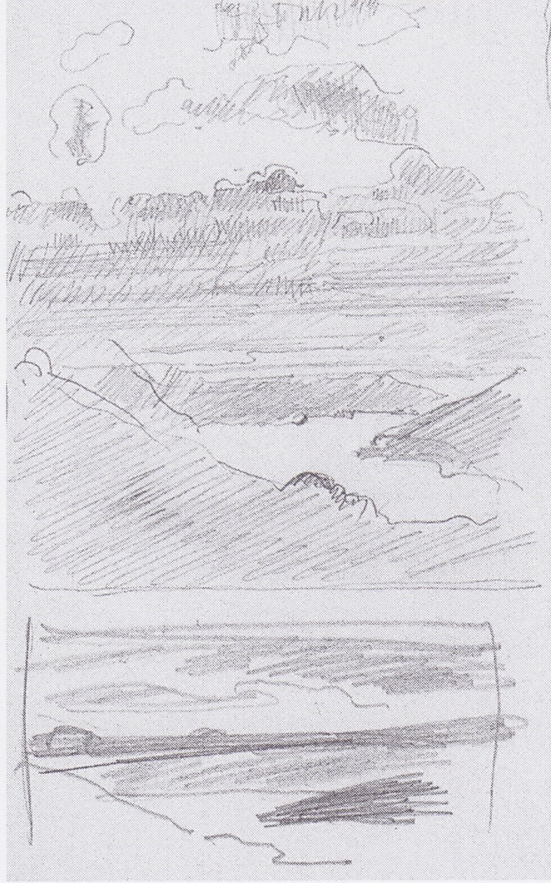 Lac de Thoune depuis le chemin vers Schynige Platte - Ferdinand Hodler