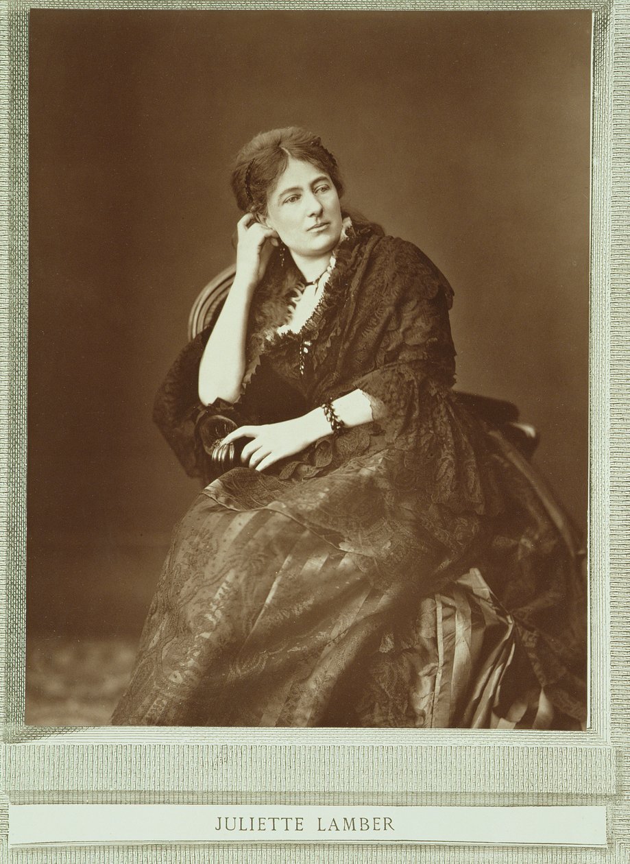 Juliette Adam, née Lamber (1836-1936), de 