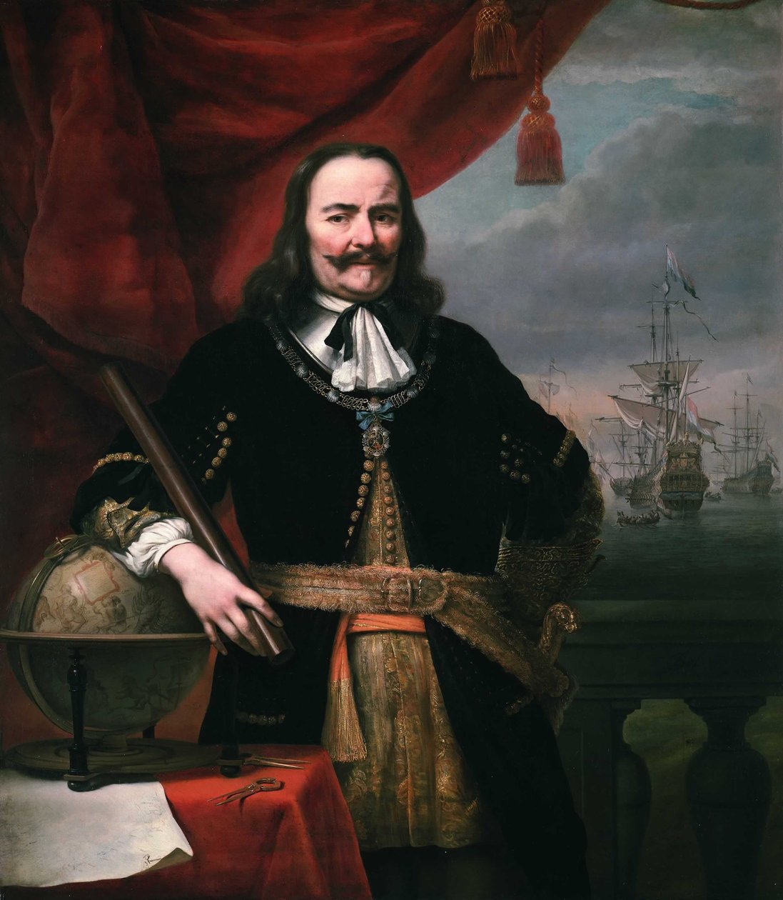 Lieutenant-amiral Michiel de Ruyter (1607-1676) - Ferdinand Bol