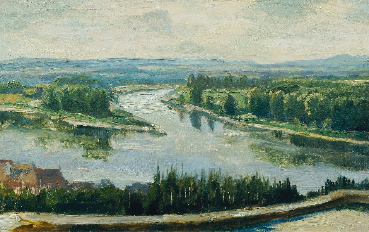 Confluence de la Moldau et de l