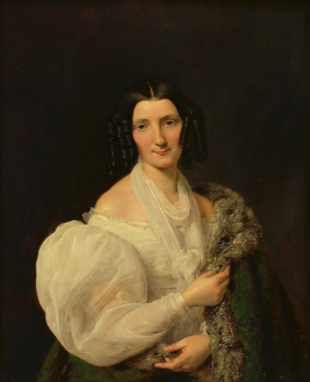 Barbara von Schickh, épouse de Wolfgang Ritter von Manner - Ferdinand Georg Waldmüller