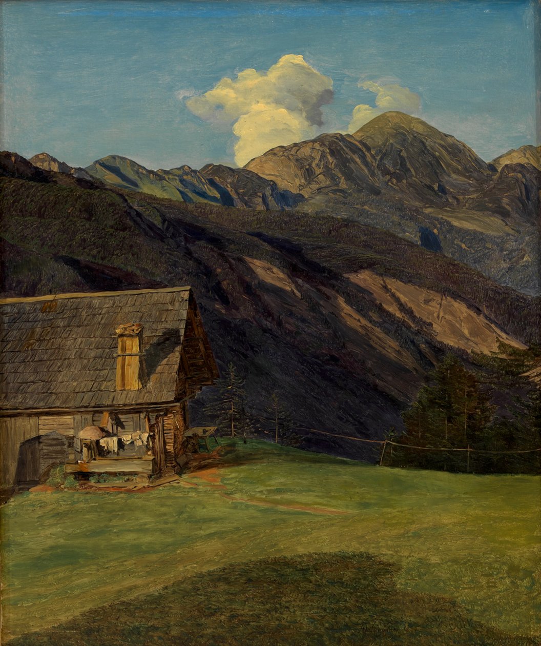 Le refuge alpin du Hoisenrad, près d
