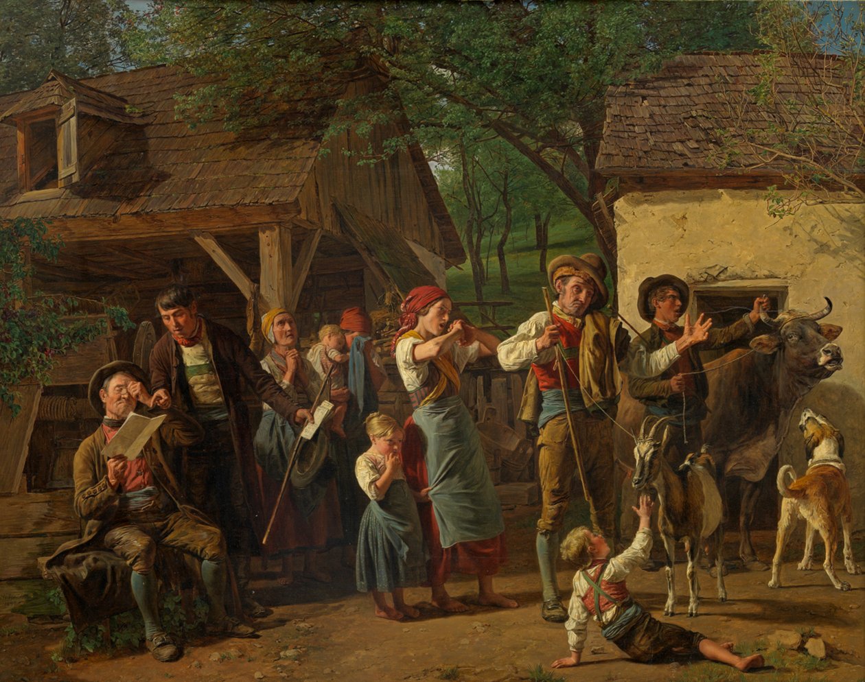 La saisie - Ferdinand Georg Waldmüller
