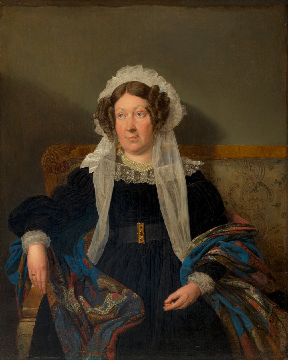 Josefine Schwartz von Mohrenstern, née vicomtesse Goupy de Quabeck - Ferdinand Georg Waldmüller