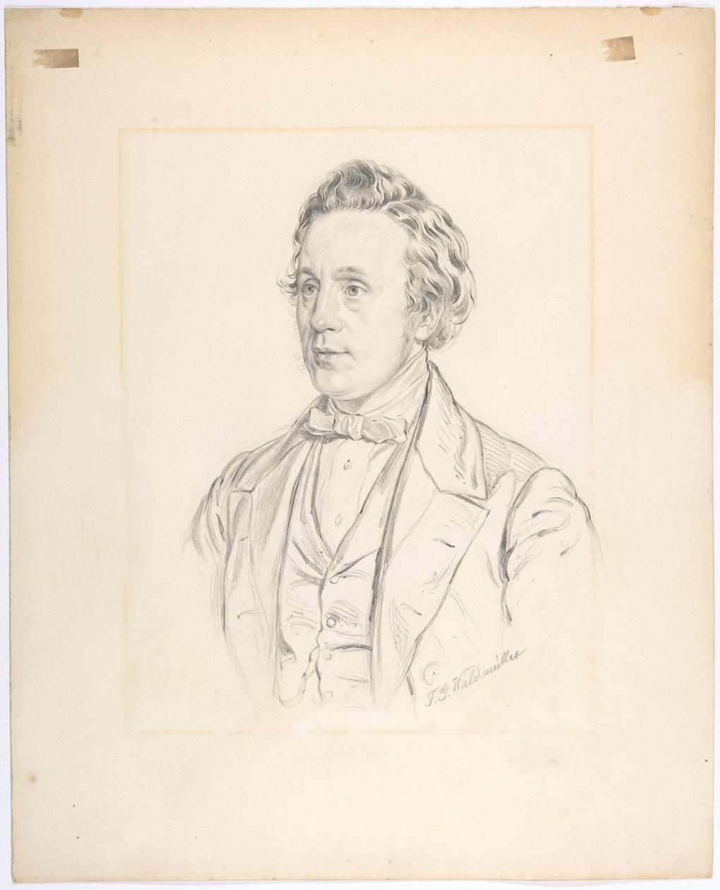 Portrait de Franz Jauner (Vienne, 1832 – Vienne, 1900), metteur en scène et comédien à Vienne - Ferdinand Georg Waldmüller