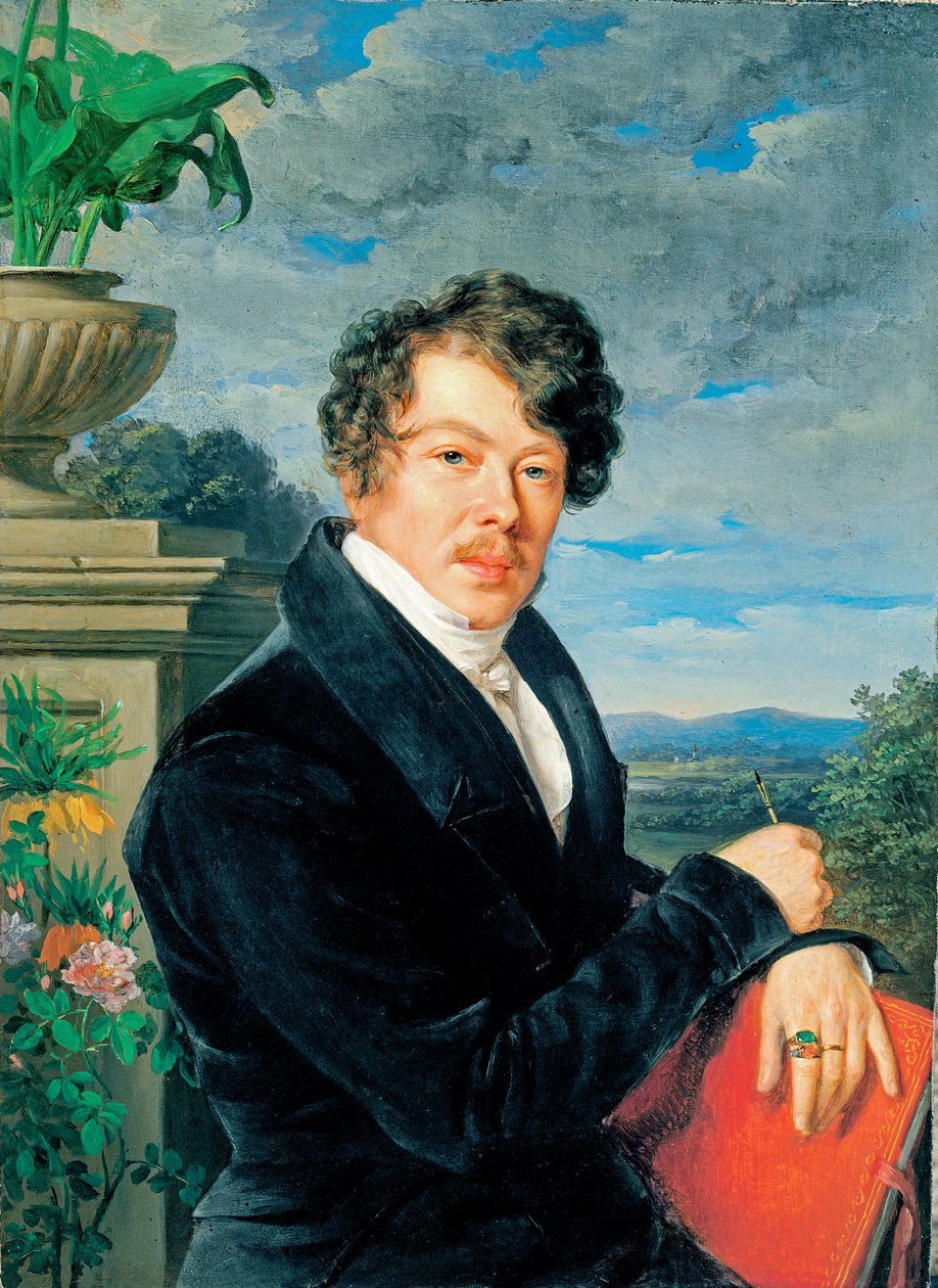 Le peintre Friedrich Lieder d. Aeltere - Ferdinand Georg Waldmuller