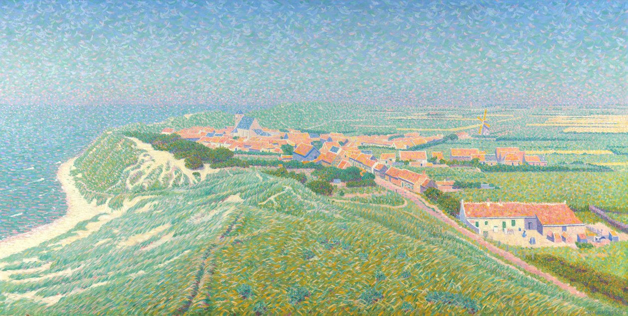 Vue de Zoutelande sur l