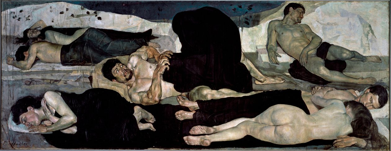 Groupe de dormeurs nus, l