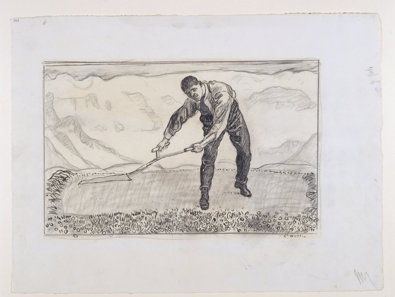Faucheur dans le champ - Ferdinand Hodler