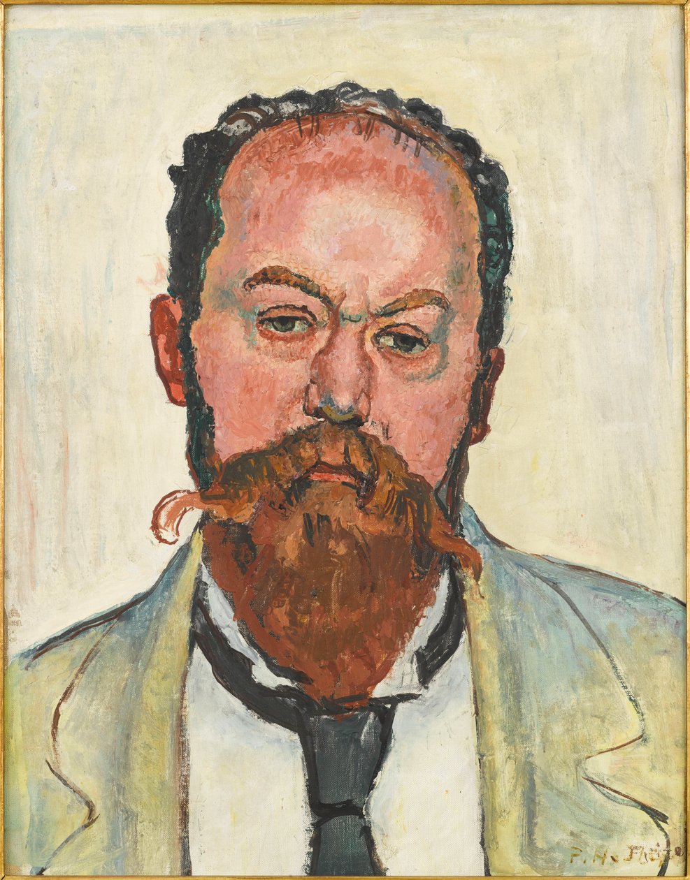 Portrait de Mathias Morhardt 1863-1939, 1913 - Ferdinand Hodler