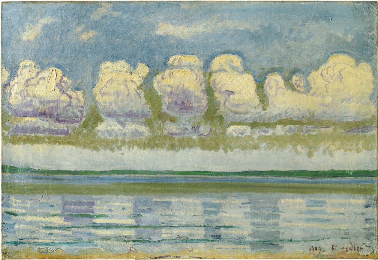 Vue du lac de Genève et du Jura suisse - Ferdinand Hodler