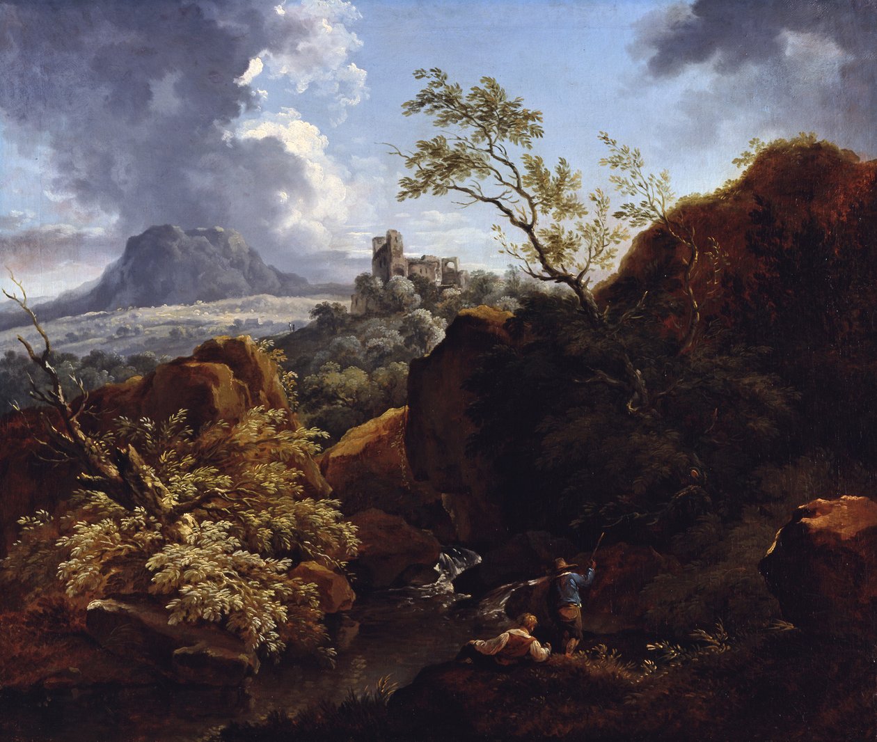 Paysage du Neckar - Ferdinand Kobell