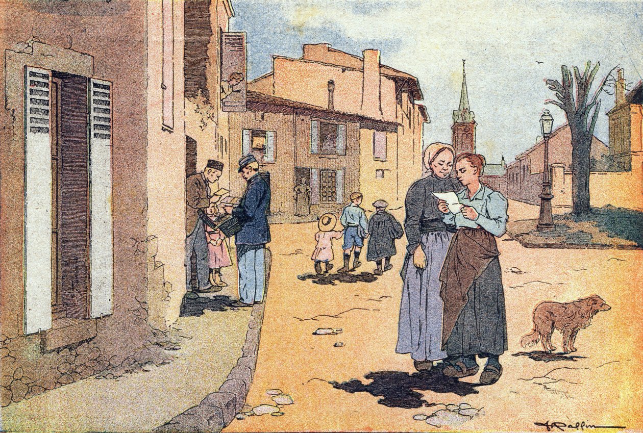 Le facteur, dans Imagier de l