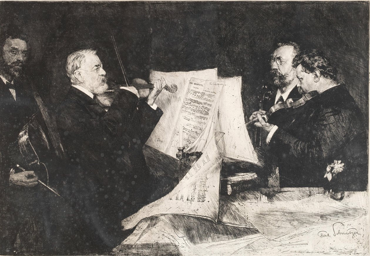 Le Quatuor Joachim - Ferdinand Schmutzer