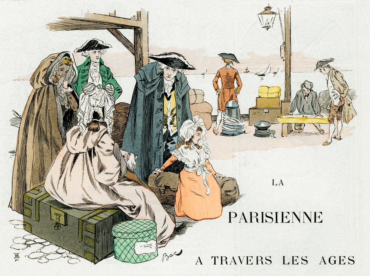 La Parisienne à travers les âges, 18ème siècle, vers 1880-1950 - Ferdinand Sigismund Bac
