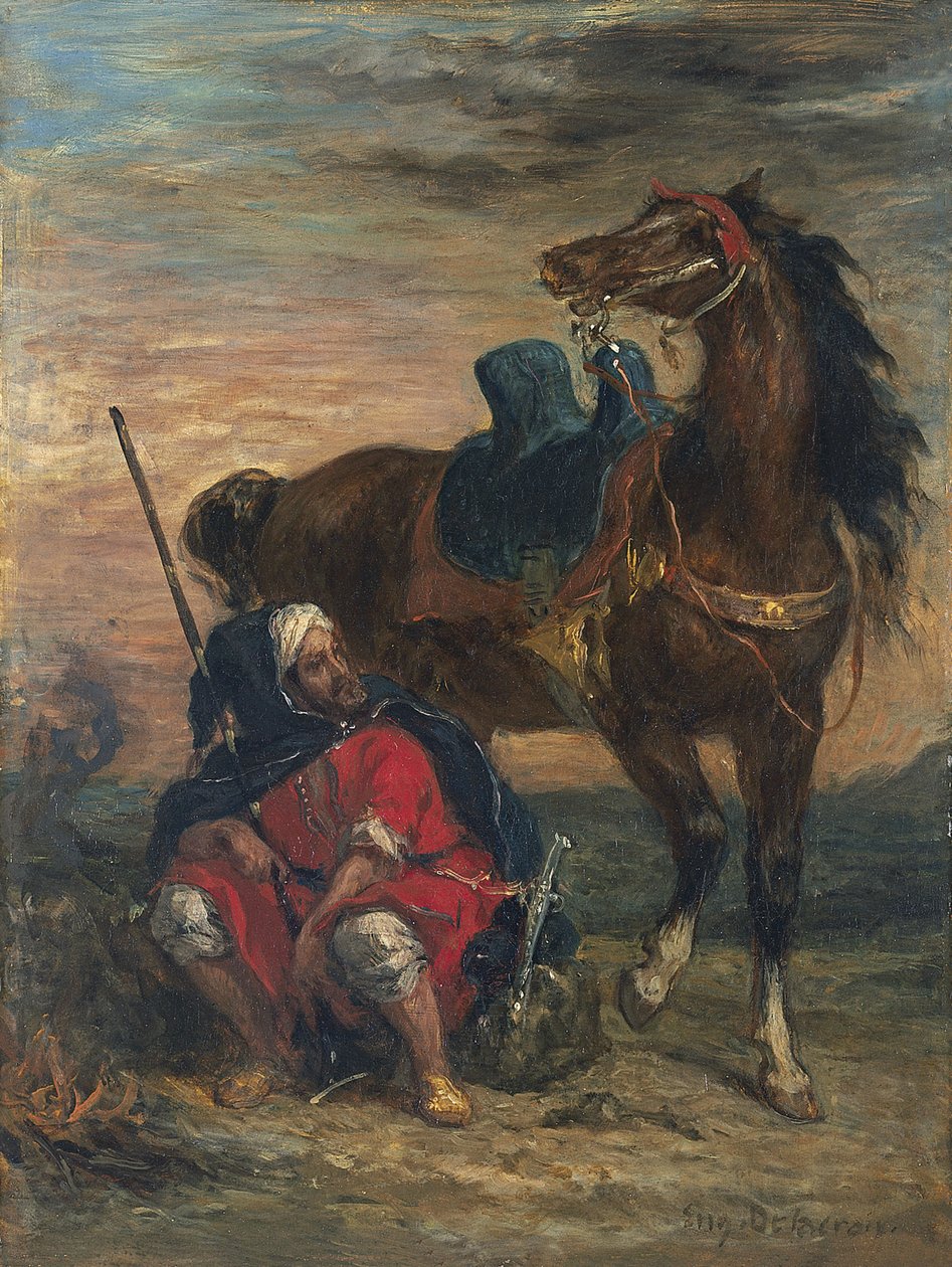 Cavalier Arabe - Ferdinand Victor Eugene Delacroix