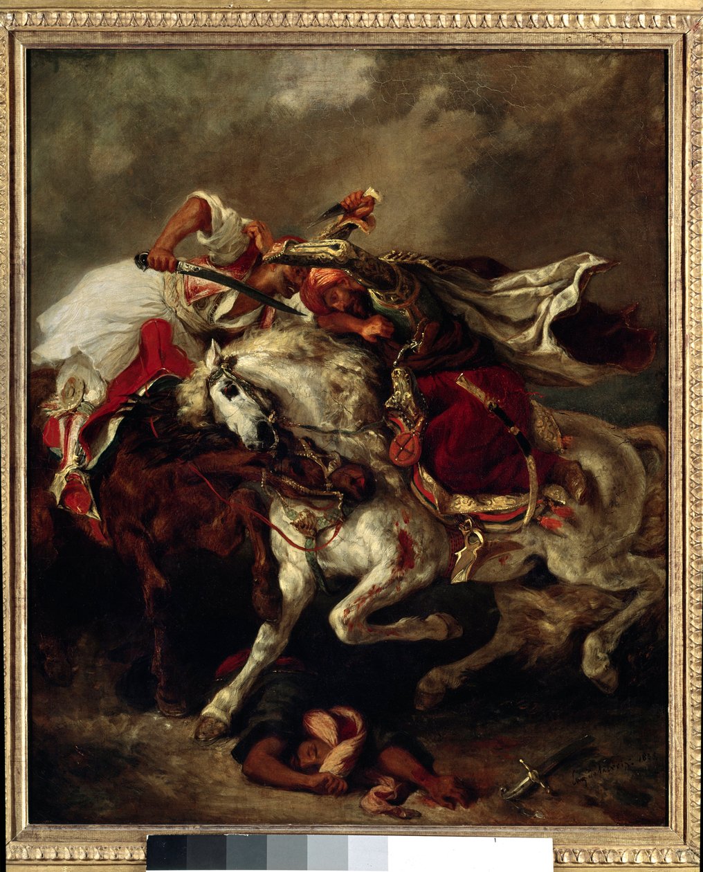 Bataille de Giaour et Pacha (Maroc) - Ferdinand Victor Eugene Delacroix
