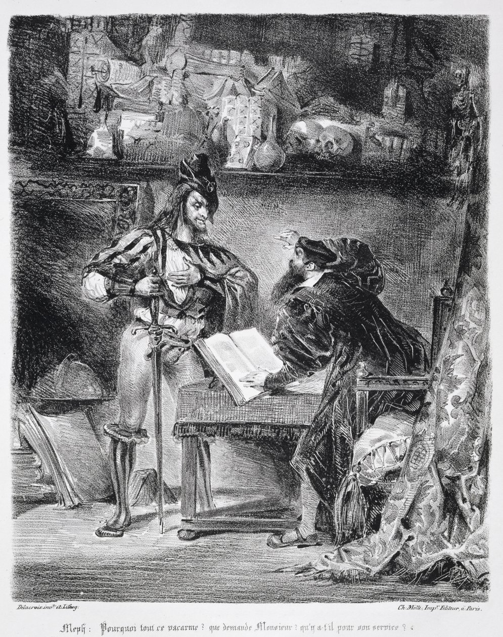 Première Rencontre entre Faust et Méphistophélès : 