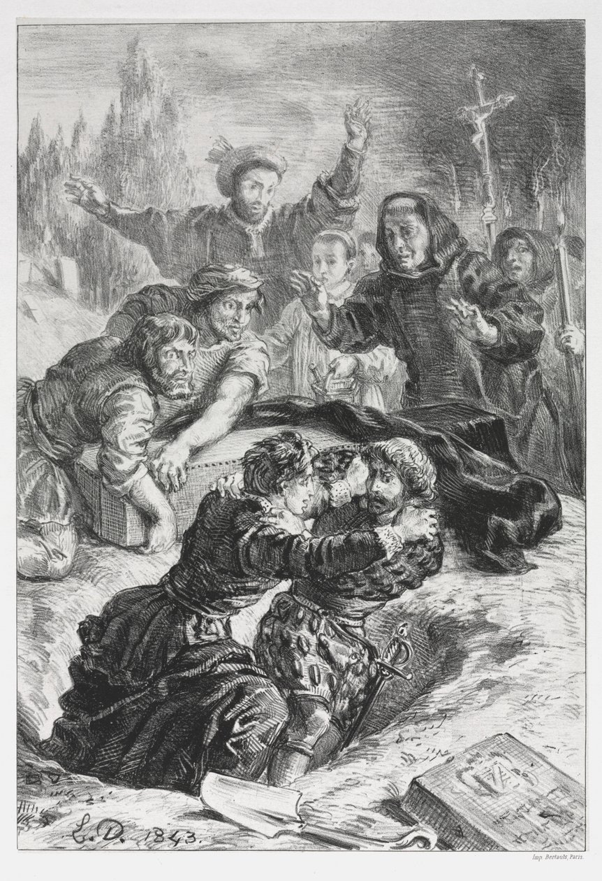 Hamlet : Hamlet et Laertes dans la tombe d