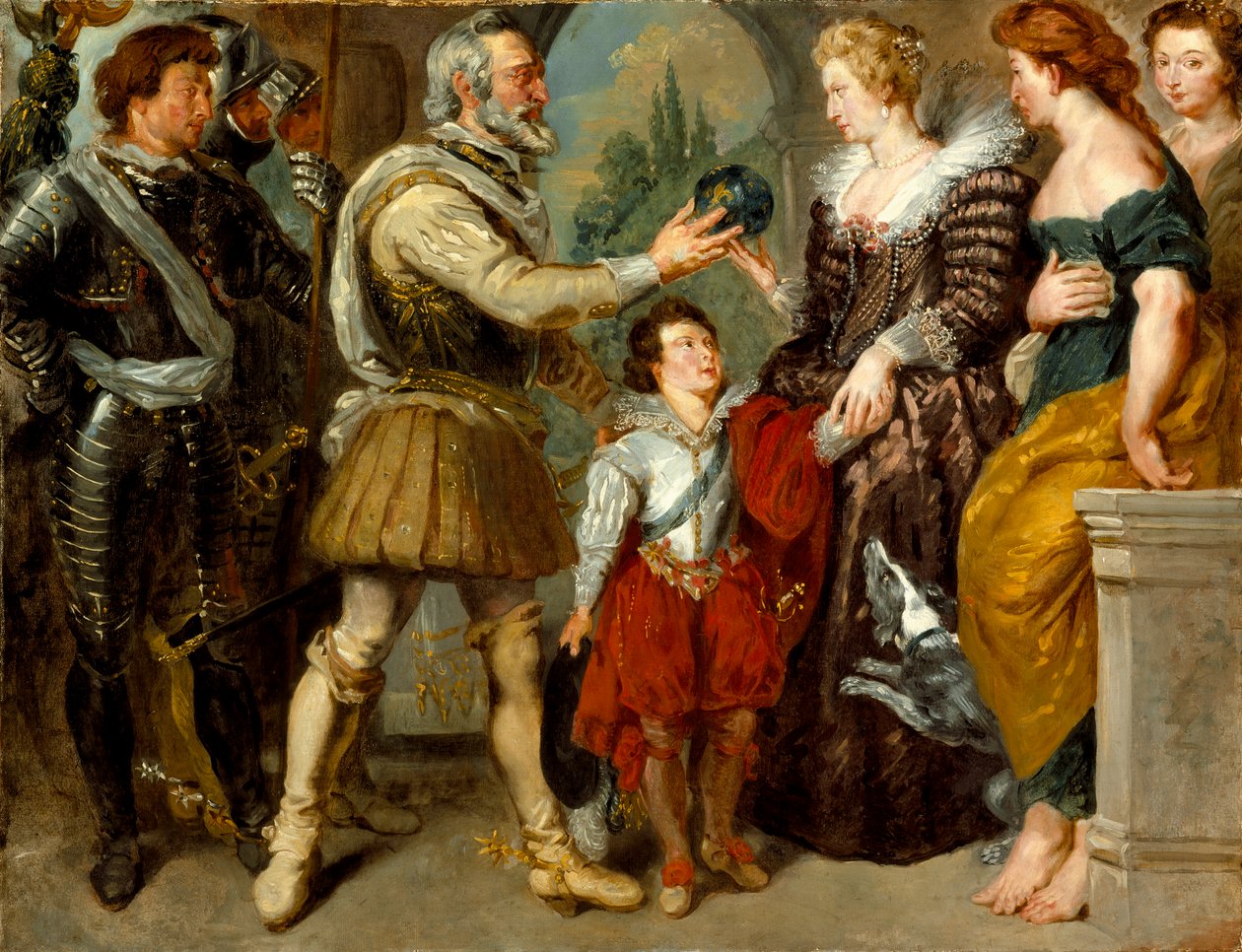 Henri IV conférant la régence à Marie de Médicis (d