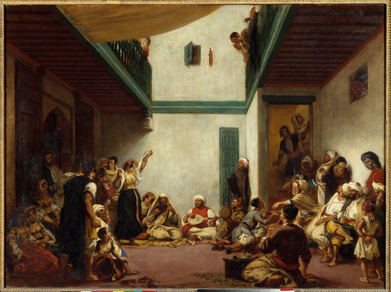 Mariage juif au Maroc. Peinture par Eugène Delacroix (1798-1863) - Ferdinand Victor Eugene Delacroix