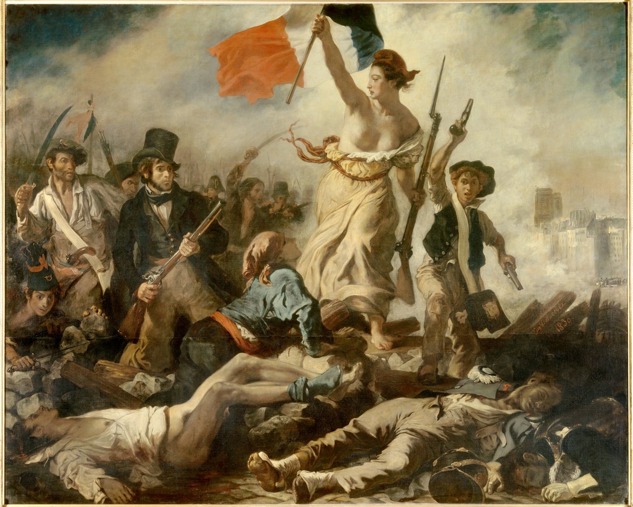 La Liberté guidant le peuple, 28 juillet - Ferdinand Victor Eugene Delacroix