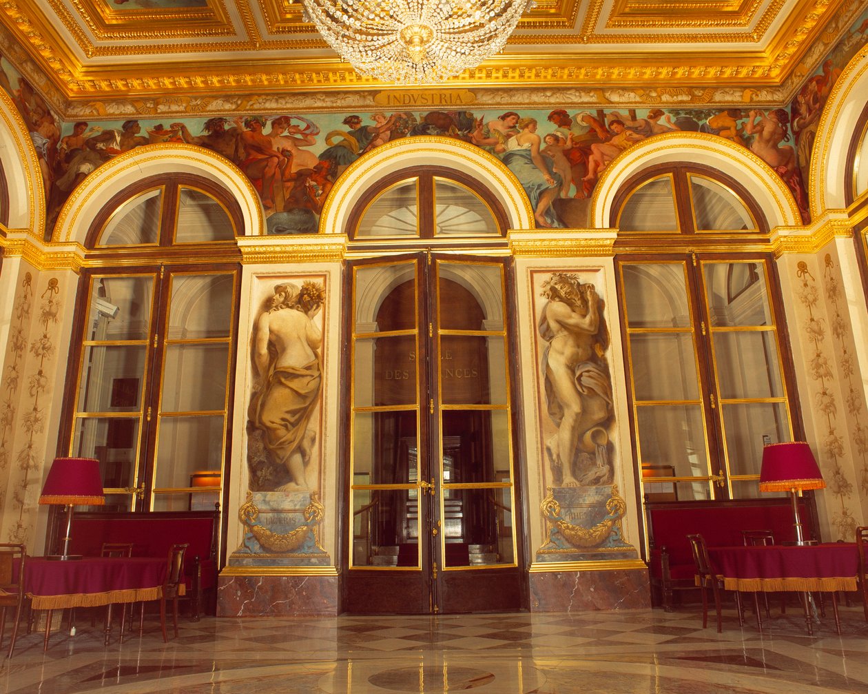 Mur nord du salon du roi décoré par Eugène Delacroix (1798-1863) - Ferdinand Victor Eugene Delacroix