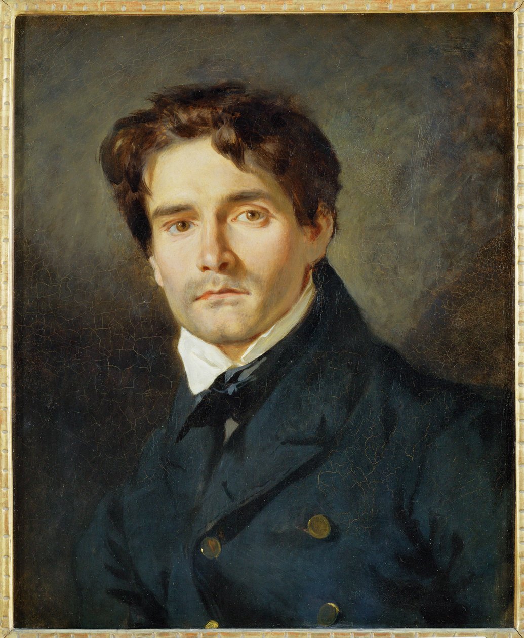 Portrait de Leon Riesener ... - Ferdinand Victor Eugene Delacroix