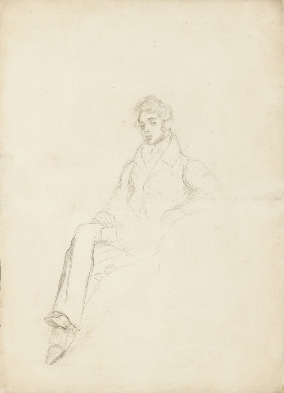 Portrait du comte Anatole Nikolaïevitch Demidov, 1er prince de San Donato 1812-1870, 1864 - Ferdinand Victor Eugene Delacroix