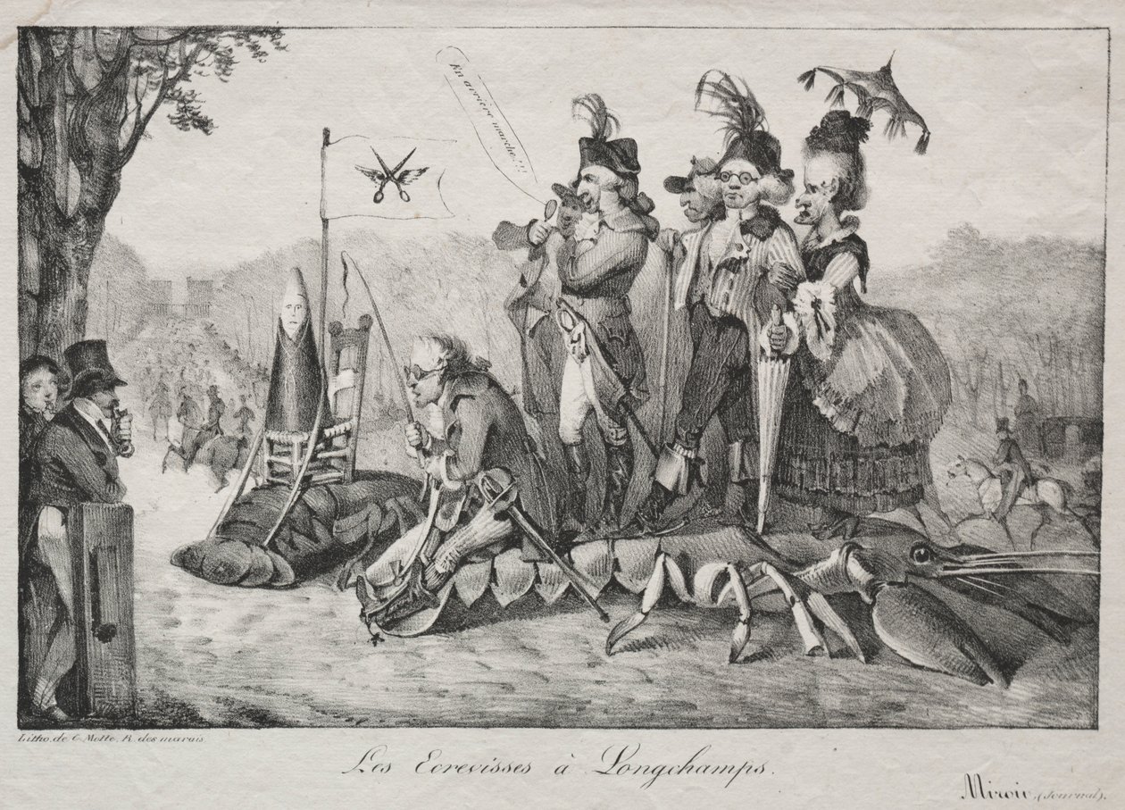 Les écrevisses de Longchamps, 1822 - Ferdinand Victor Eugene Delacroix