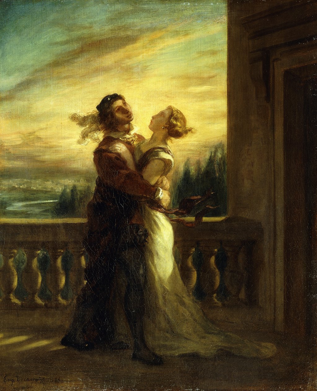 Les adieux de Roméo et Juliette, 1845 - Ferdinand Victor Eugene Delacroix