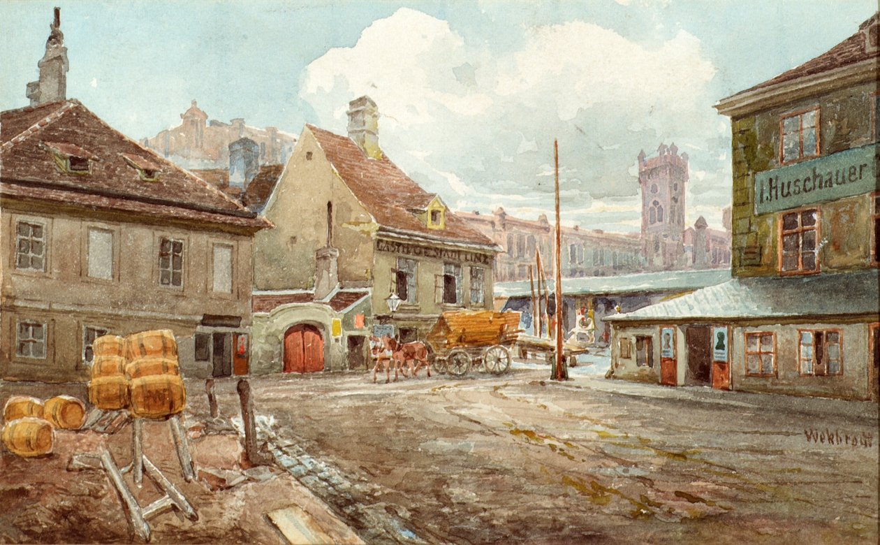 Le marché aux puces à Vienne - Ferdinand Weckbrodt