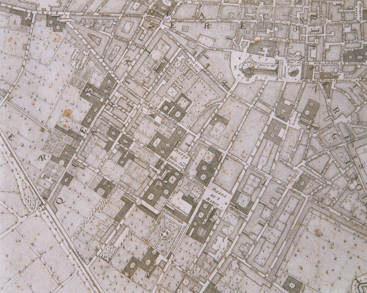 Carte de Florence, 1731 - Ferdinando Ruggeri