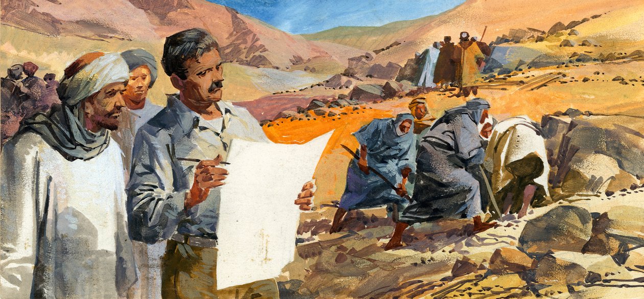 Howard Carter à la recherche de la tombe de Toutankhamon - Ferdinando Tacconi