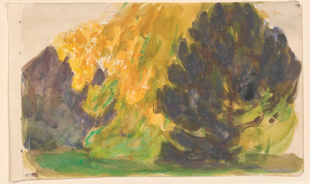Parc en automne - Ferdynand Ruszczyc
