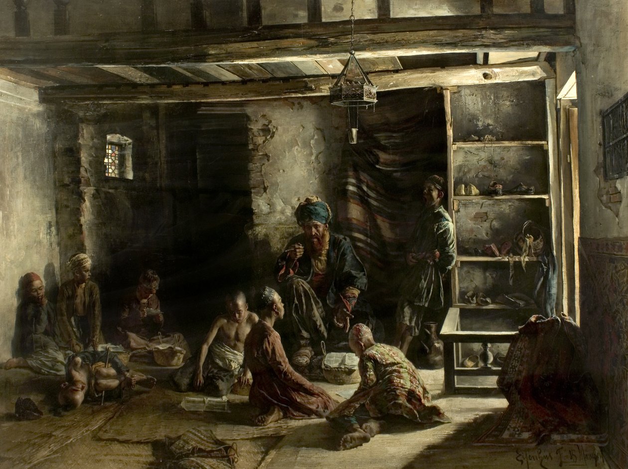 Une école orientale, 1885 - Ferencz Frans Eisenhut