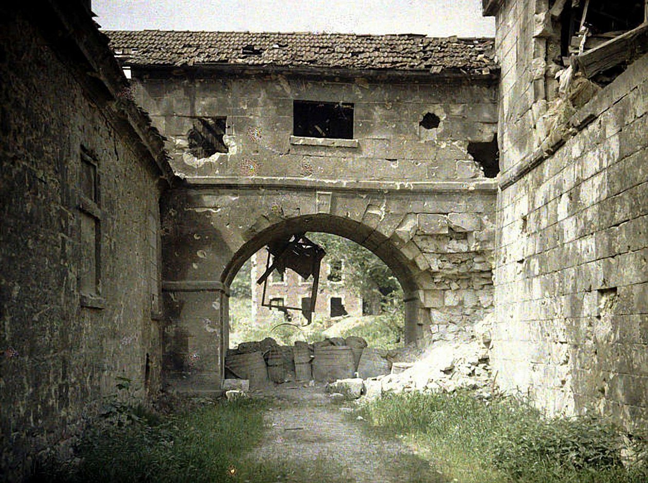 Usine de verre, Vauxrot, Cuffies, Aisne, France, 1917 - Fernand Cuville