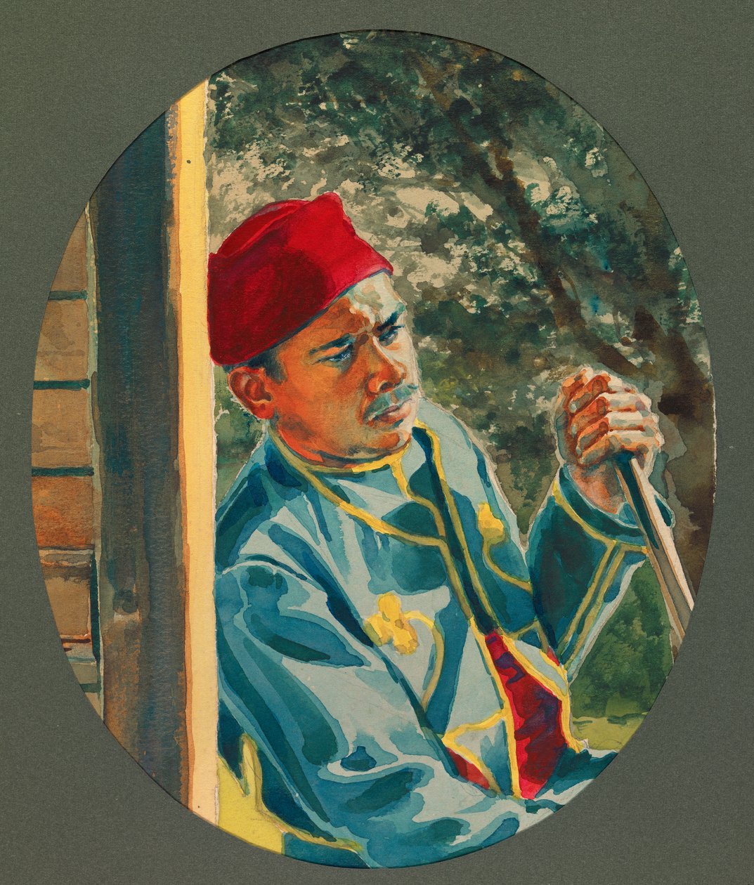 Pimero, tirailleur algérien, Gustrow - Fernand Barbier
