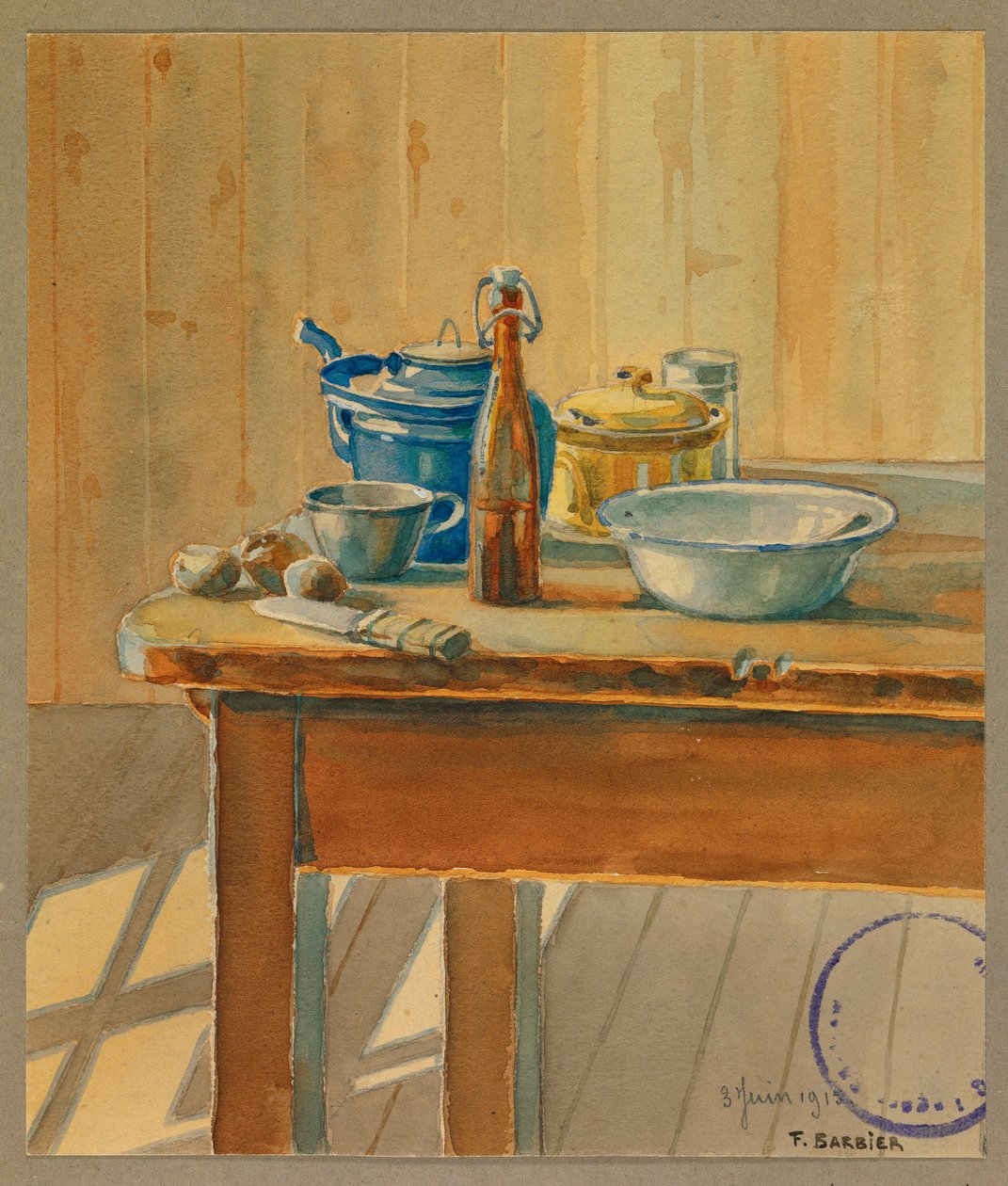 Préparer un bon repas, Gustrow - Fernand Barbier
