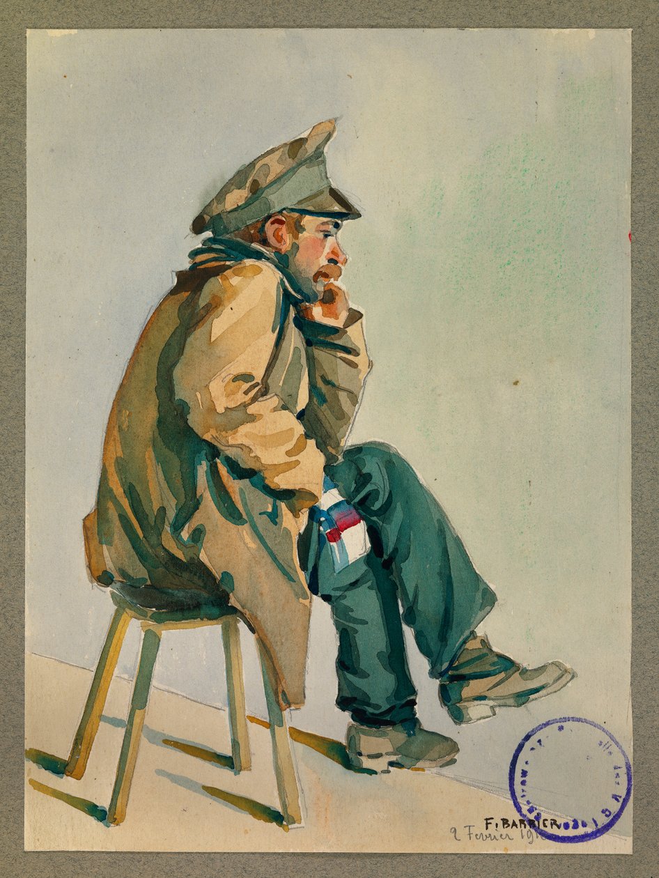 Prisonnier russe en attente d