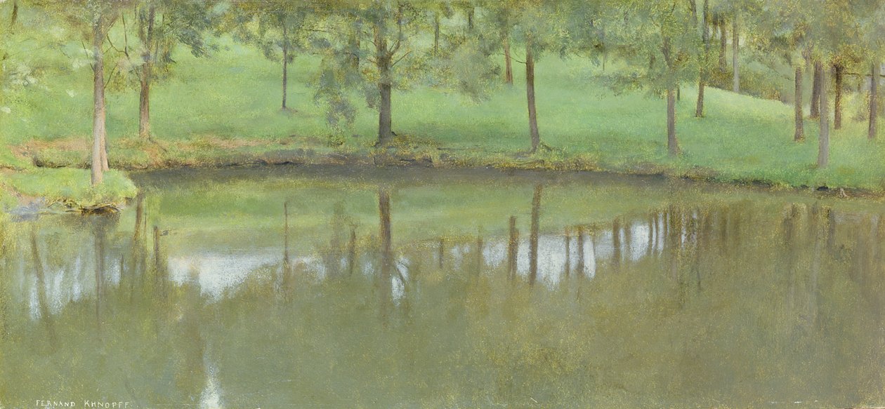 Fosset; Eau Tranquille, c.1894 - Fernand Khnopff