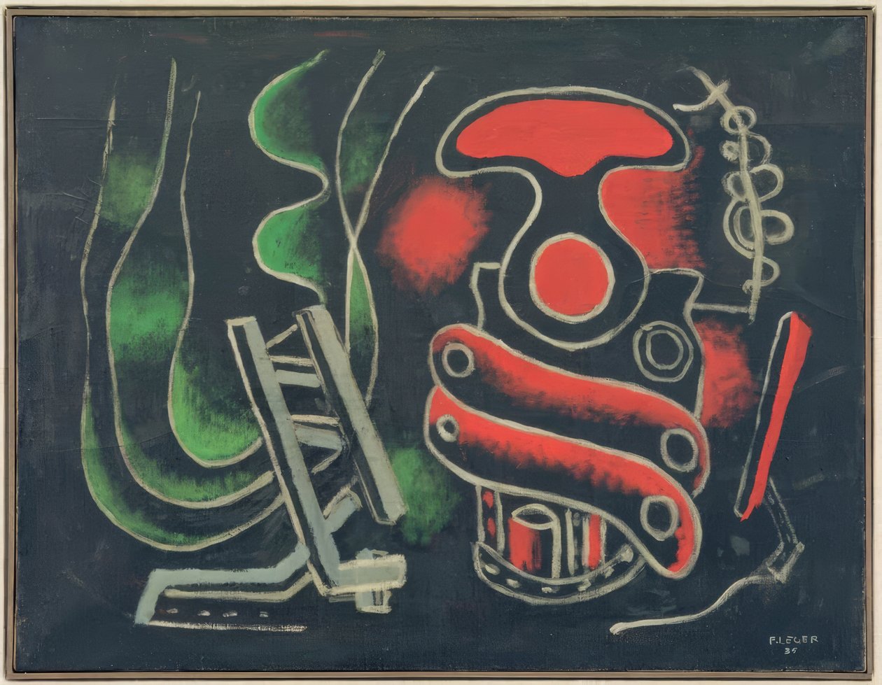 Composition au Tire-Bouchon - Fernand Leger