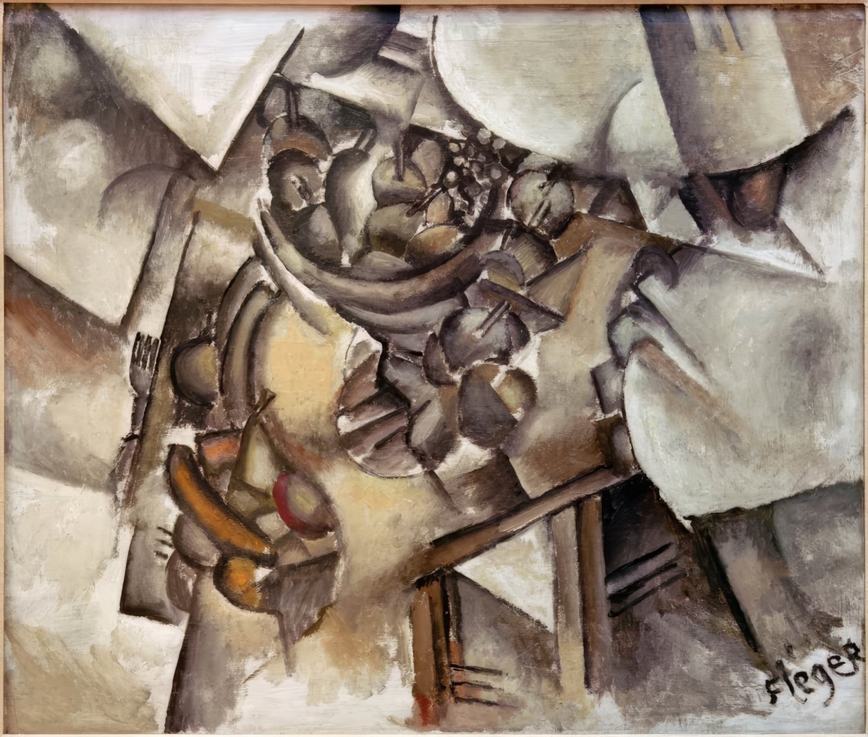 La corbeille de fruits sur la table - Fernand Leger