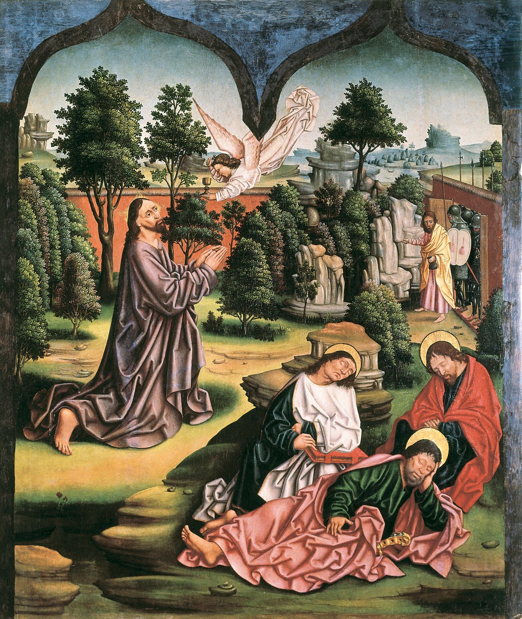 Prière dans le Jardin des Oliviers - Fernando Gallego